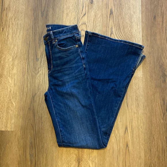 American Eagle Outfitters Denim - American Eagle Super Hi-Rise Flare